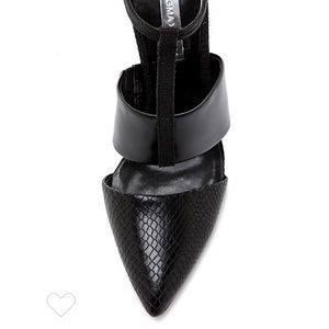 BCBGMAXAZRIA Lister Ankle Strap Wedge